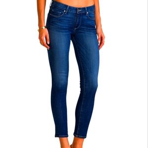 Paige Skyline Skinny Ankle in Surface